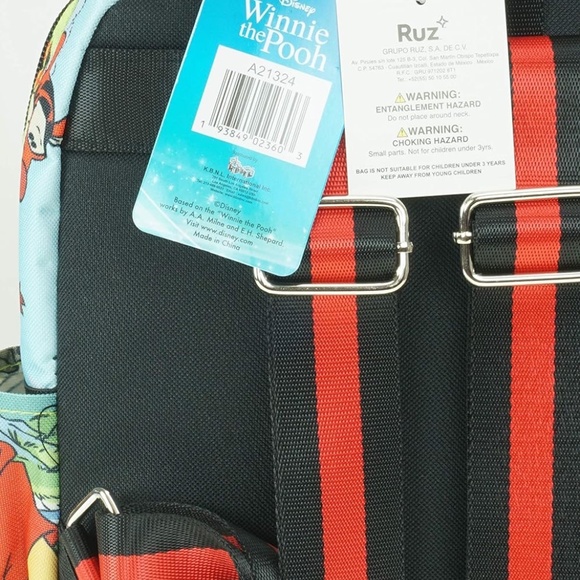 Disney Classic Winnie The Pooh Adult and Kids Mini Adjustable Summer Backpack - Picture 7 of 7